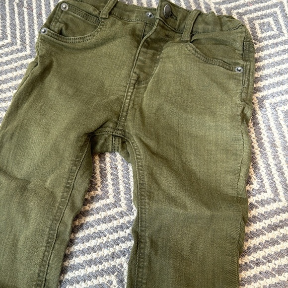 2T Zara Baby Green Skinny Denim Jeans - Picture 3 of 9